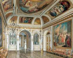 There were six paintings like The Dream of Solomon, Solomon's sacrifice which were hanging on the walls of Solomon Room. These paintings were complete